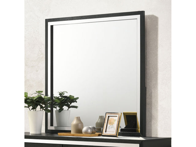 Lucia Black Dresser Mirror - Ornate Home