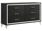 Lucia Black Dresser - Ornate Home