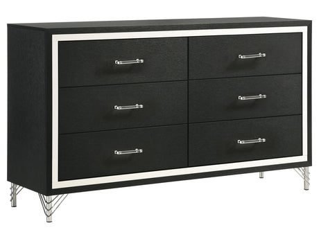 Lucia Black Dresser - Ornate Home