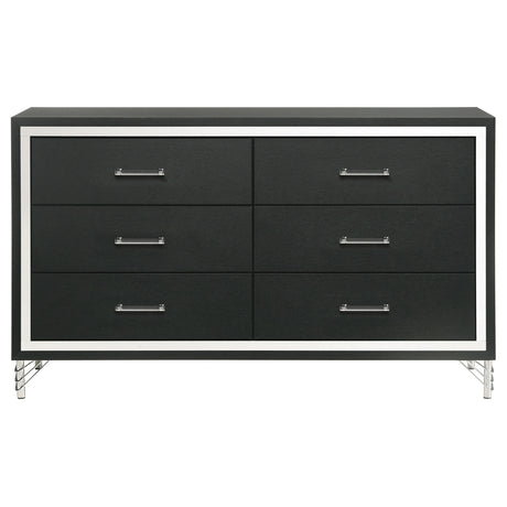 Lucia Black Dresser - Ornate Home