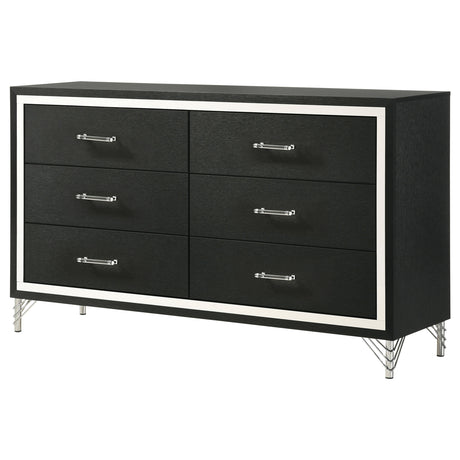 Lucia Black Dresser - Ornate Home