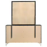 Lucia Black Dresser and Mirror - Ornate Home