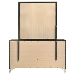 Lucia Black Dresser and Mirror - Ornate Home