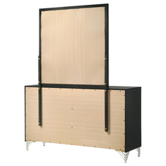 Lucia Black Dresser and Mirror - Ornate Home