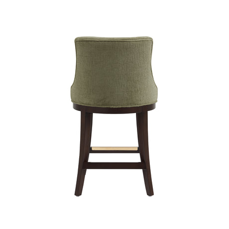 Lucia Counter Stool in Leaf Green - Ornate Home