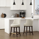 Lucia Counter Stool in Natural (set of 2) - Ornate Home