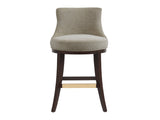 Lucia Counter Stool in Taupe - Ornate Home