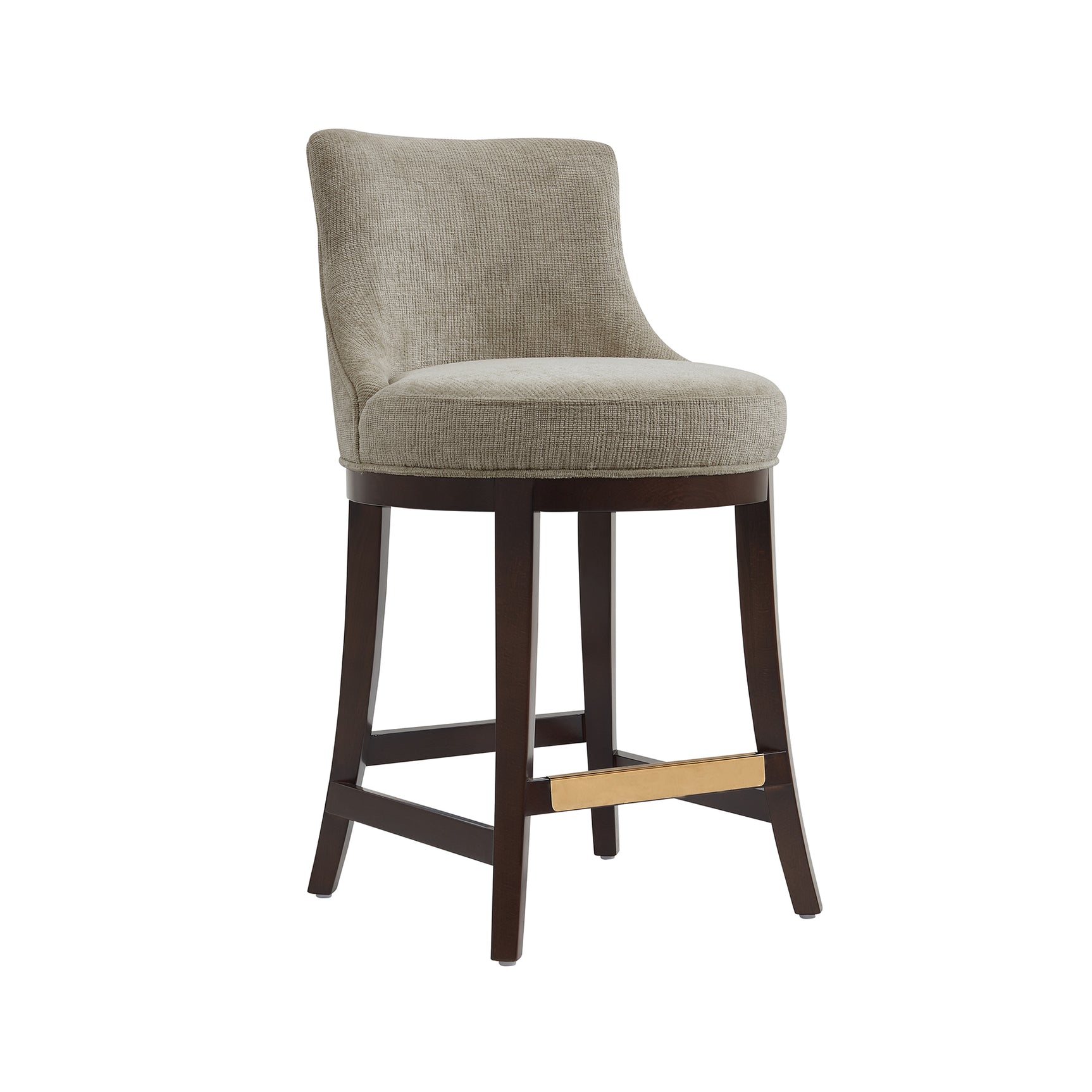 Lucia Counter Stool in Taupe - Ornate Home