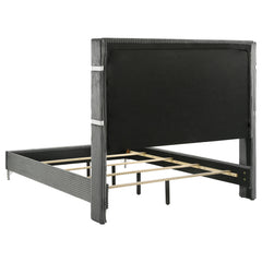 Lucia Grey 4-piece Queen Bedroom Set - Ornate Home