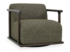 Lucia Kale Green Swivel Accent Chair - Ornate Home