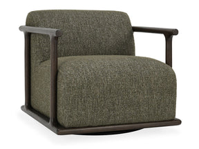 Lucia Kale Green Swivel Accent Chair - Ornate Home
