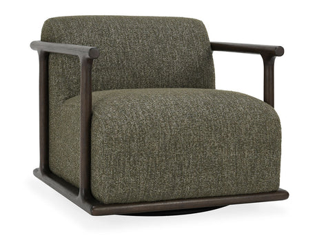 Lucia Kale Green Swivel Accent Chair - Ornate Home