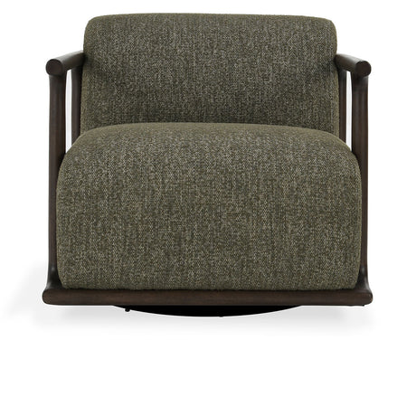 Lucia Kale Green Swivel Accent Chair - Ornate Home