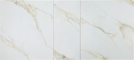 Lucia Polished Cappuccino/Gunmetal Extendable Stone Top Dining Table - Ornate Home