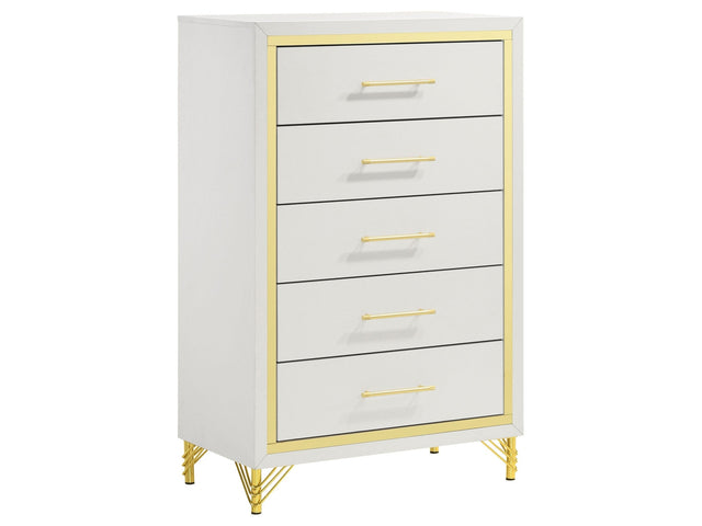 Lucia White  Chest - Ornate Home