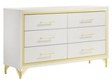 Lucia White  Dresser - Ornate Home