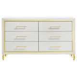 Lucia White  Dresser - Ornate Home