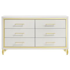 Lucia White  Dresser - Ornate Home