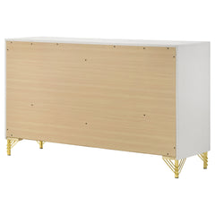 Lucia White  Dresser - Ornate Home