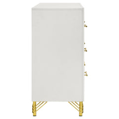 Lucia White  Dresser - Ornate Home