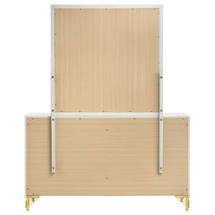 Lucia White  Dresser and Mirror - Ornate Home