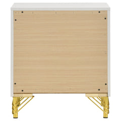 Lucia White  Nightstand - Ornate Home