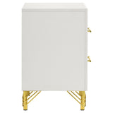 Lucia White  Nightstand - Ornate Home