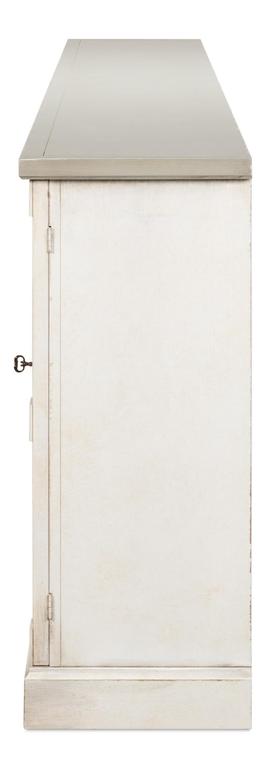 Luciana Beige 6 Wood Doors Buffet - Ornate Home