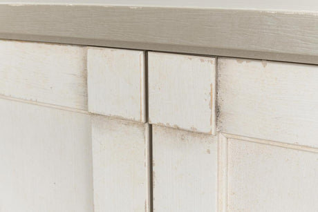 Luciana Beige 6 Wood Doors Buffet - Ornate Home