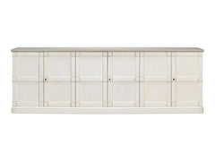 Luciana Beige 6 Wood Doors Buffet - Ornate Home