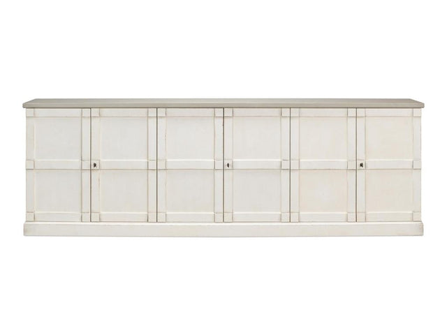 Luciana Beige 6 Wood Doors Buffet - Ornate Home