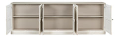 Luciana Beige 6 Wood Doors Buffet - Ornate Home