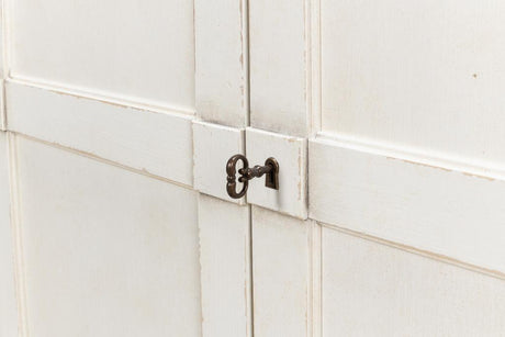 Luciana Beige 6 Wood Doors Buffet - Ornate Home