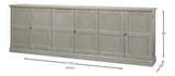Luciana Tan 6 Door Buffet - Ornate Home