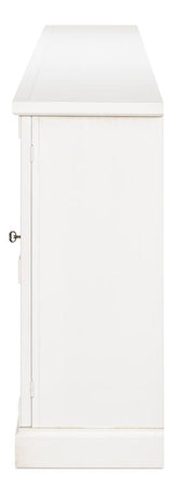 Luciana White 6 Cane Door Buffet - Ornate Home