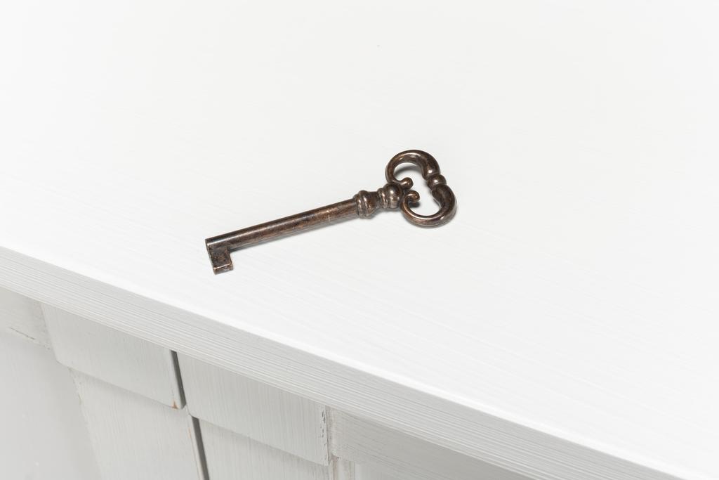 Luciana White 6 Wood Door Buffet - Ornate Home