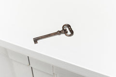 Luciana White 6 Wood Door Buffet - Ornate Home