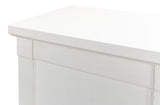 Luciana White 6 Wood Door Buffet - Ornate Home