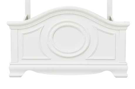 Lucida White 5-Piece Twin Bedroom Set - Ornate Home