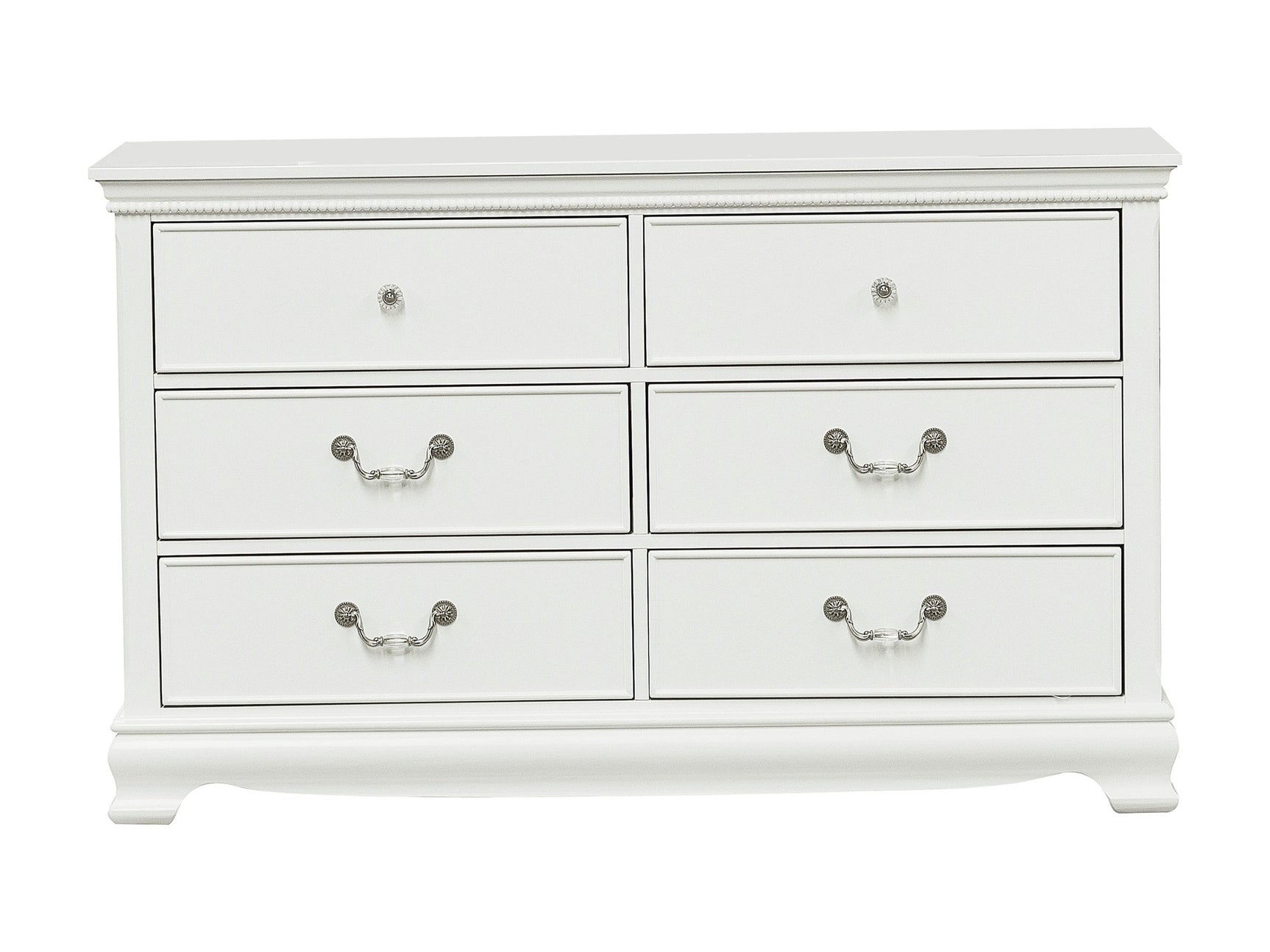 Lucida White Dresser - Ornate Home