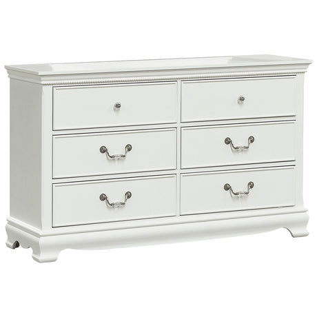 Lucida White Dresser - Ornate Home