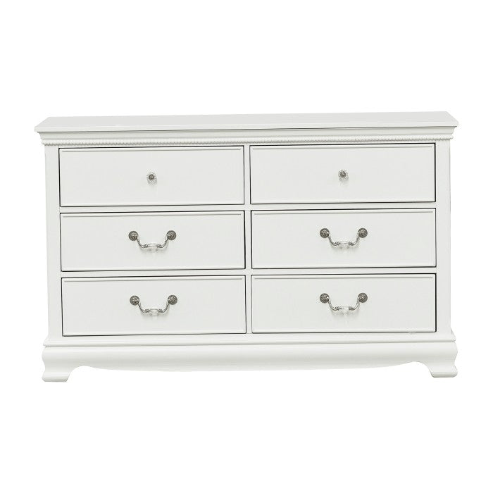 Lucida White Dresser - Ornate Home