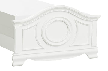 Lucida White Full Bed - Ornate Home