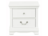 Lucida White Nightstand - Ornate Home