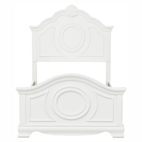 Lucida White Twin Bed - Ornate Home
