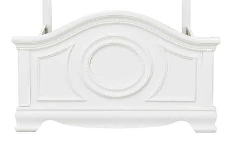 Lucida White Twin Bed - Ornate Home
