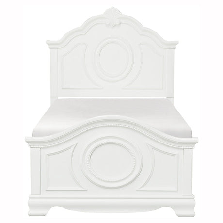 Lucida White Twin Bed - Ornate Home