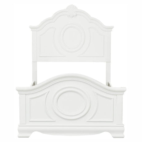 Lucida White Twin Bed - Ornate Home