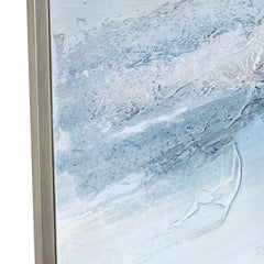Lucie Blue/Silver Canvas - Ornate Home