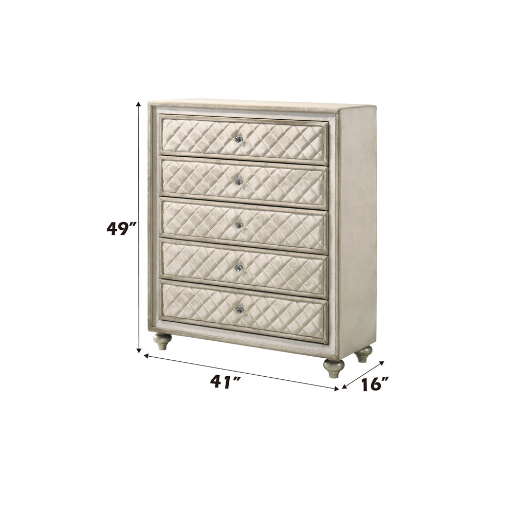 Lucienne Beige Chest - Ornate Home